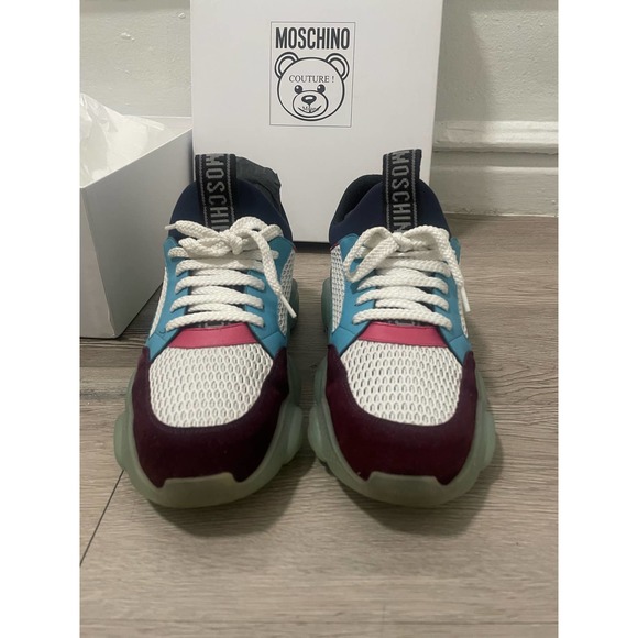 Moschino - TEDDY Snearkers / Multicolor / size 42 EU , 9 US - Picture 4 of 8